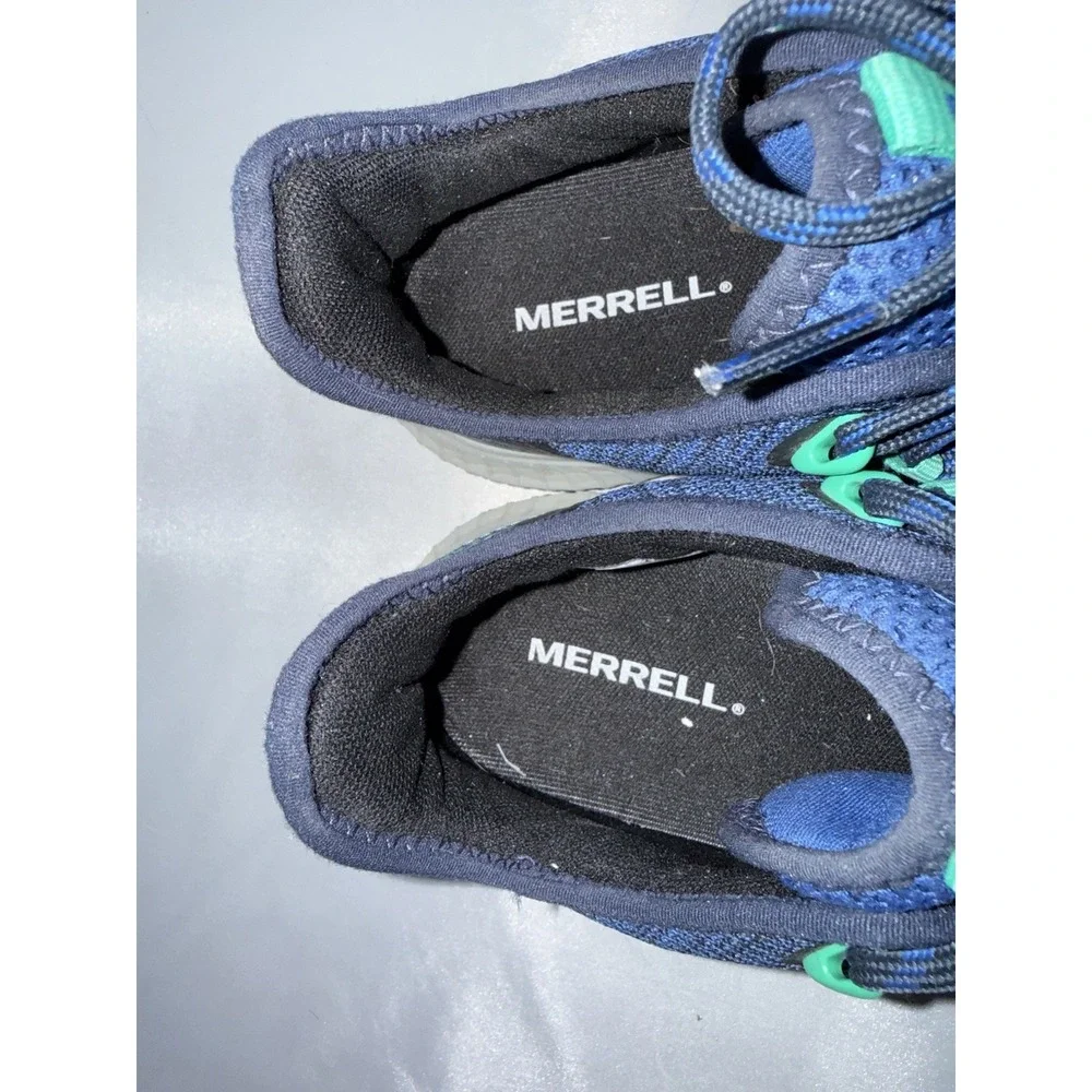 Merrell Bravada Hiking Shoes Women's 9 Storm Canal Blue Walking Trail #J033642
